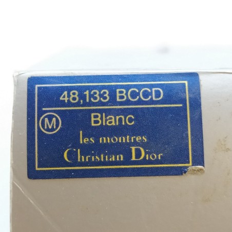Cofanetto per orologio Christian Dior grigio 12x11x6 cm. Piccola ammaccatura