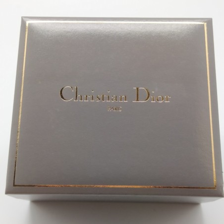 Cofanetto per orologio Christian Dior grigio 12x11x6 cm. Piccola ammaccatura