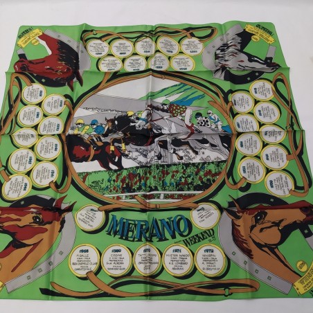 Lotto di 6 foulard in seta di eventi sportivi periodo anni 70 Ottimo