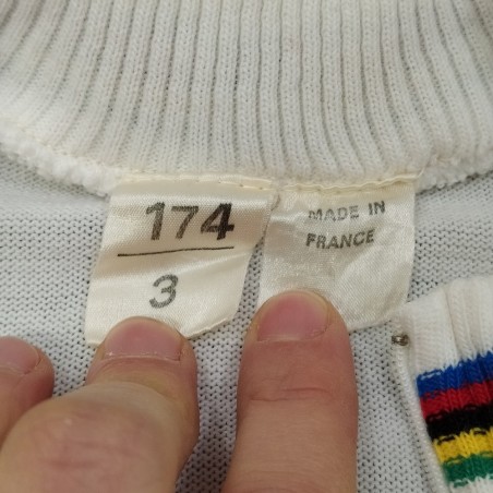 Maglia da ciclista Colnago con autografo di Ercole Baldini anni '50. Buono