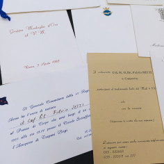 Lotto di 8 biglietti e programmi eventi medaglie d’oro aviazione. Buono 2