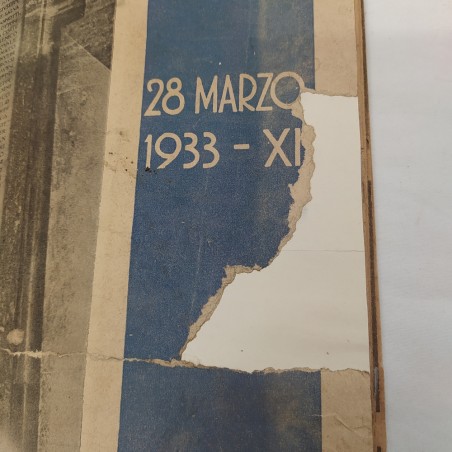 Rivista Le vie dell'aria, per i 10 anni della fondazione aeronautica 1933. Aloni