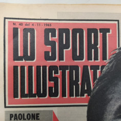Rivista Lo sport illustrato 1965. Ingiallimenti 2