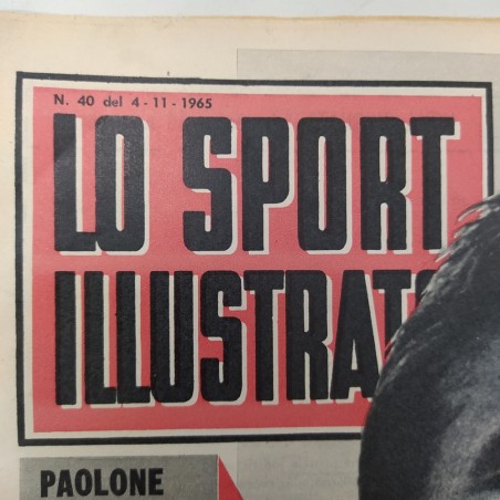 Rivista Lo sport illustrato 1965. Ingiallimenti
