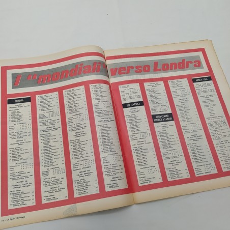 Rivista Lo sport illustrato 1965. Ingiallimenti