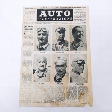 Rivista Auto illustrazione 1951, XXII Gran Premio. Buono stato di conservazione