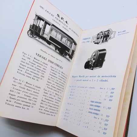 Annuario di automobilismo e motociclismo Michelin 1923/24. Leggeri ingiallimenti