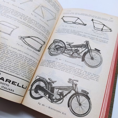 Annuario di automobilismo e motociclismo Michelin 1923/24. Leggeri ingiallimenti