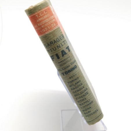 Annuario di automobilismo e motociclismo Michelin 1923/24. Leggeri ingiallimenti