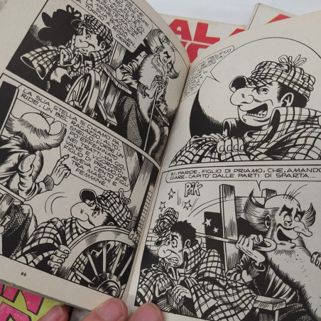 Lotto di 13 numeri di Alan Ford anni '70-'80-'90. Segni del tempo