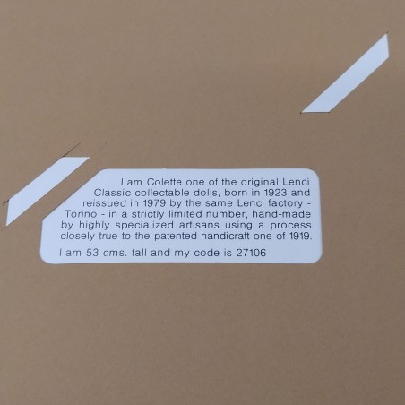 Catalogo bambole Lenci in busta originale 1979. Buono