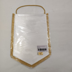 Gagliardetto Lamborghini bianco per il 50° anniversario 20x30 cm 2