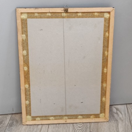 Quadro tempera su cartoncino gara automobilistica anni 30 - Bacci