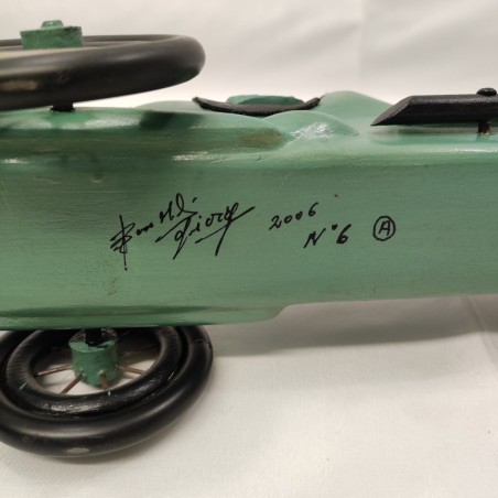 Modellino auto sportiva in legno Sunbeam Sir Henry anni 20 verde GP2011 - 2006
