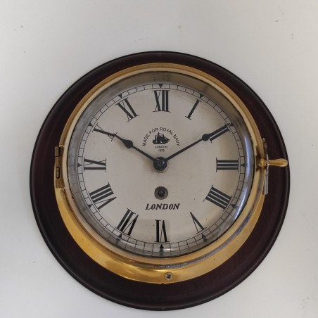 Antico orologio nautico Royal Navy London 1920 funzionante
