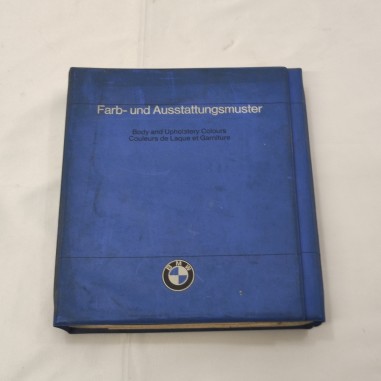 Catalogo colori e tappezzerie interne BMW anni 70 - mediocre