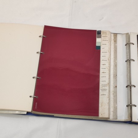 Catalogo colori e tappezzerie interne BMW anni 70 - mediocre