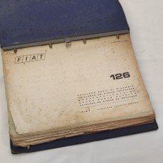 Fiat 126 catalogo parti di ricambio 1° ed. macchie diffuse 2