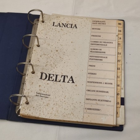 Manuale originale Lancia - Informazioni di Servizio - macchie diffuse