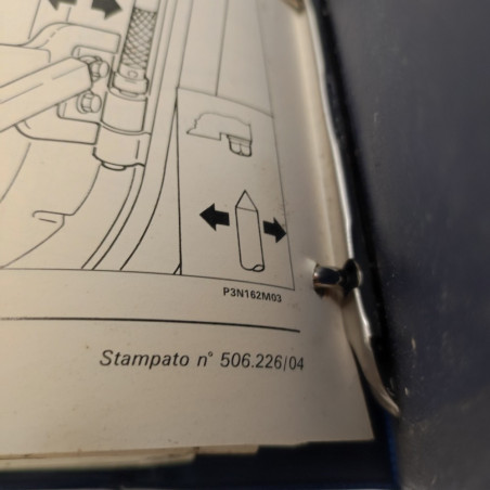 Manuale assistenza tecnica Coupè Fiat stampato 506.226/04 - macchie diffuse