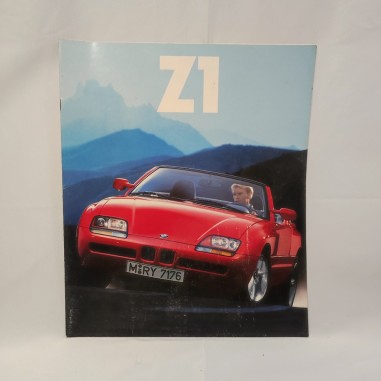 Brochure originale BMW Z1 anno 1989 Stampato 9.11 08 03 40 1/89