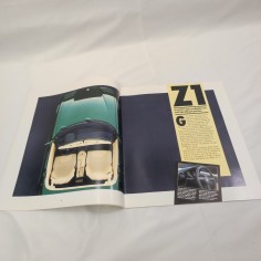 Brochure originale BMW Z1 anno 1989 Stampato 9.11 08 03 40 1/89 2