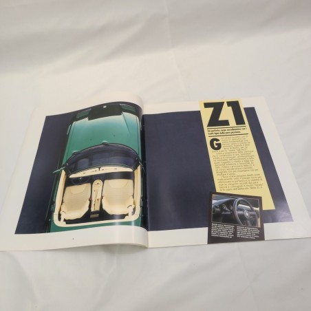 Brochure originale BMW Z1 anno 1989 Stampato 9.11 08 03 40 1/89