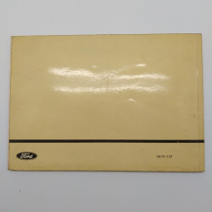 Manuale d'istruzioni Ford Granada ed. 10/77-1 IT 2