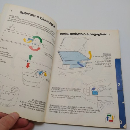 Libretto uso manutenzione Citroen BX 19 Diesel anno 1983