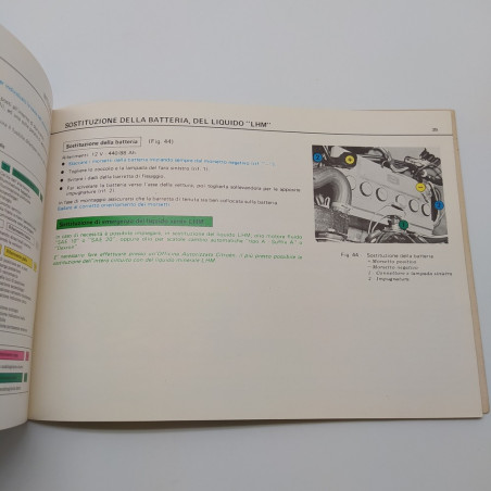 Libretto uso manutenzione vettura diesel Citroen CX 2200 -MA/MG