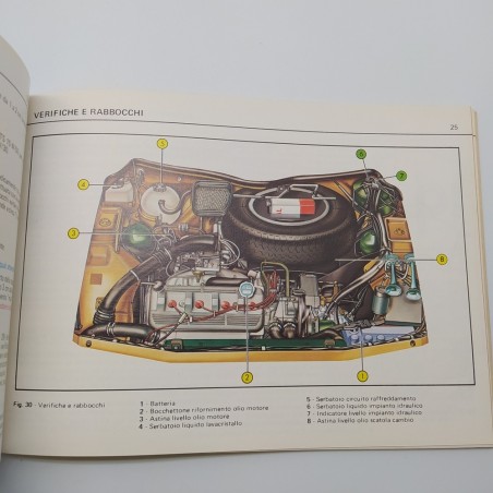 Libretto uso manutenzione Citroen CX Berline benzina 1978. Copertina ingiallita