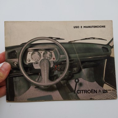 Libretto uso manutenzione Citroen LN (RB-RB) 1977. Macchie in copertina