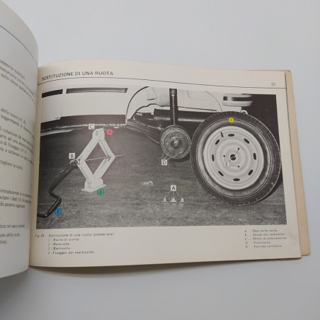 Libretto uso manutenzione Citroen LN (RB-RB) 1977. Macchie in copertina
