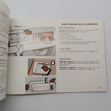 Libretto uso manutenzione Talbot 1100 mod. 56696100. Macchie e ingiallimenti