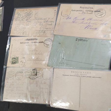Lotto di 135 cartoline Italia ed estero, inizi '900. Buono