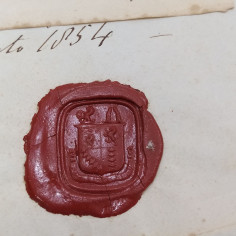 Plico di lettere varie metà '800 in italiano, inglese, francese. Ingiallimenti 2