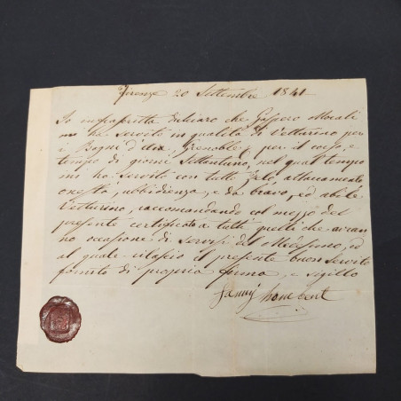 Plico di lettere varie metà '800 in italiano, inglese, francese. Ingiallimenti