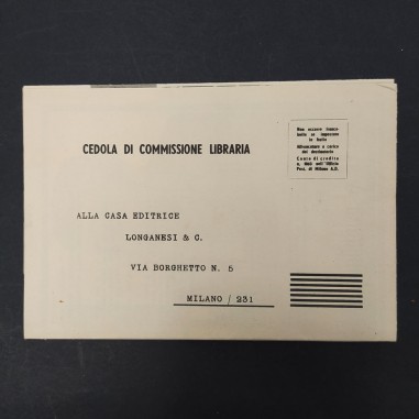 Opuscolo descrizione nuove uscite editoriali Longaresi 1959: Buono