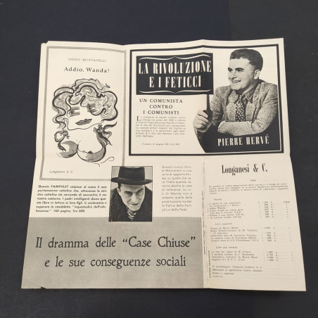 Opuscolo descrizione nuove uscite editoriali Longaresi 1959: Buono