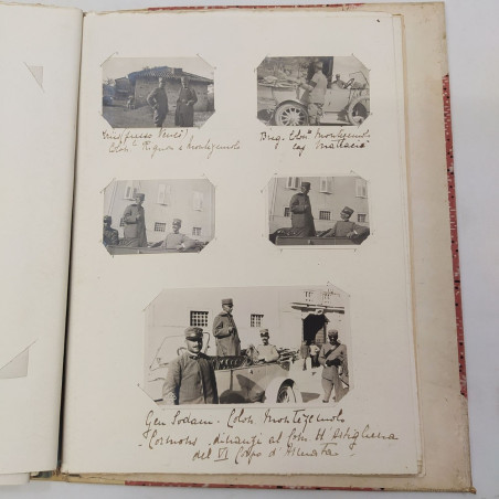 Album con 160 foto originali di aviazione con piloti e aerei WWI - Buono
