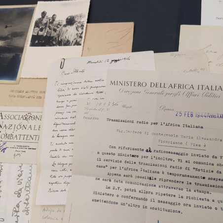 Blocco documenti fam. Cordero di Montezemolo inizi '900, 1° guerra. Buono