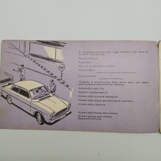 Libretto uso manutenzione Taunus 12M Ford. Copertina mediocre 2