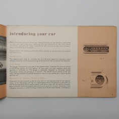 Libretto l'uso Ford Consul Cortina in inglese. Stato di conservazione mediocre 2