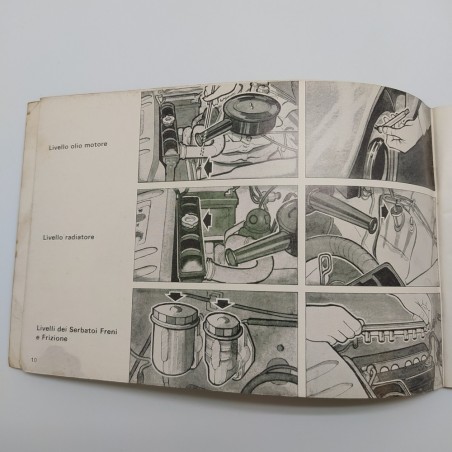 Manuale d'istruzioni Ford Cortina anni '60. Conservazione mediocre
