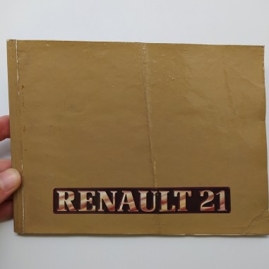 Libretto uso manutenzione Renault 21. Libretto in condizioni mediocri