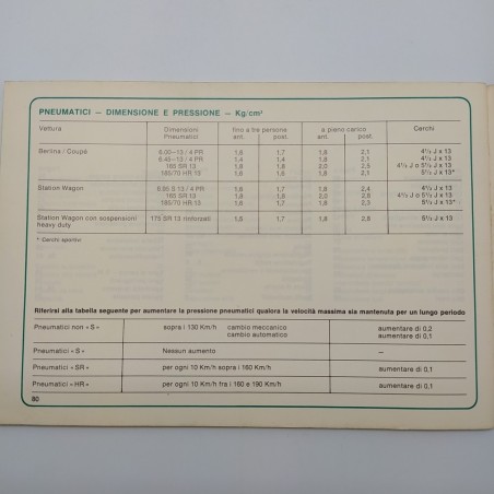 Manuale d'istruzioni Ford Taunus 1973. Mediocre