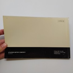Manuale di istruzioni Hyunday Matrix 2002. Copertina con macchie e ingiallimenti 2