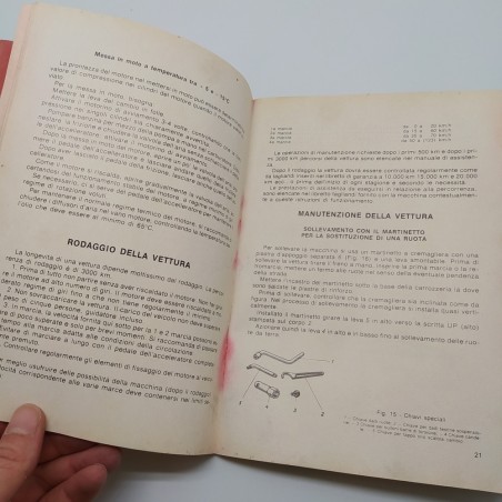 Libretto uso manutenzione V/O Autoexport U.R.S.S. ZAZ-968 A. Sbiadito