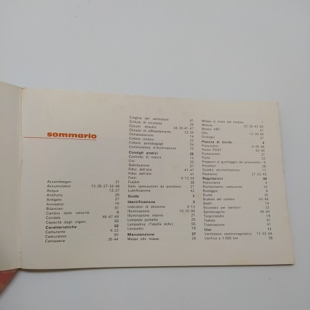 Guida di manutenzione Peugeot 504, 1970. Buone condizioni