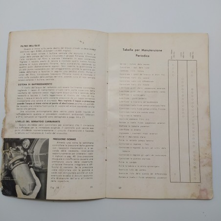Manuale d'istruzione Ford Anglia 1962. Condizioni mediocri